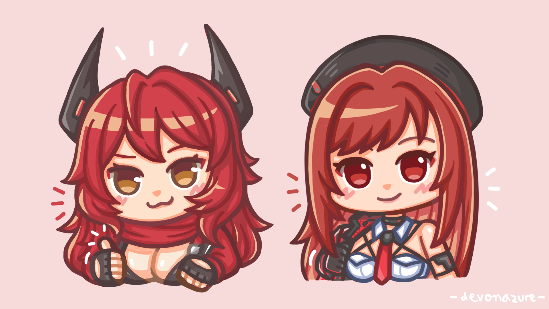 Red Hood & Rapi Chibis